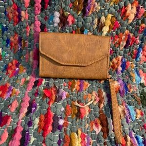 Brown leather wallet
